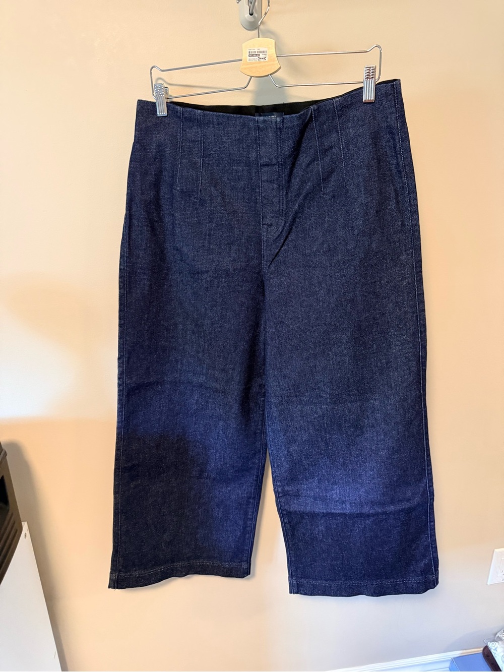 SPANX Dark Blue Cropped Jeans